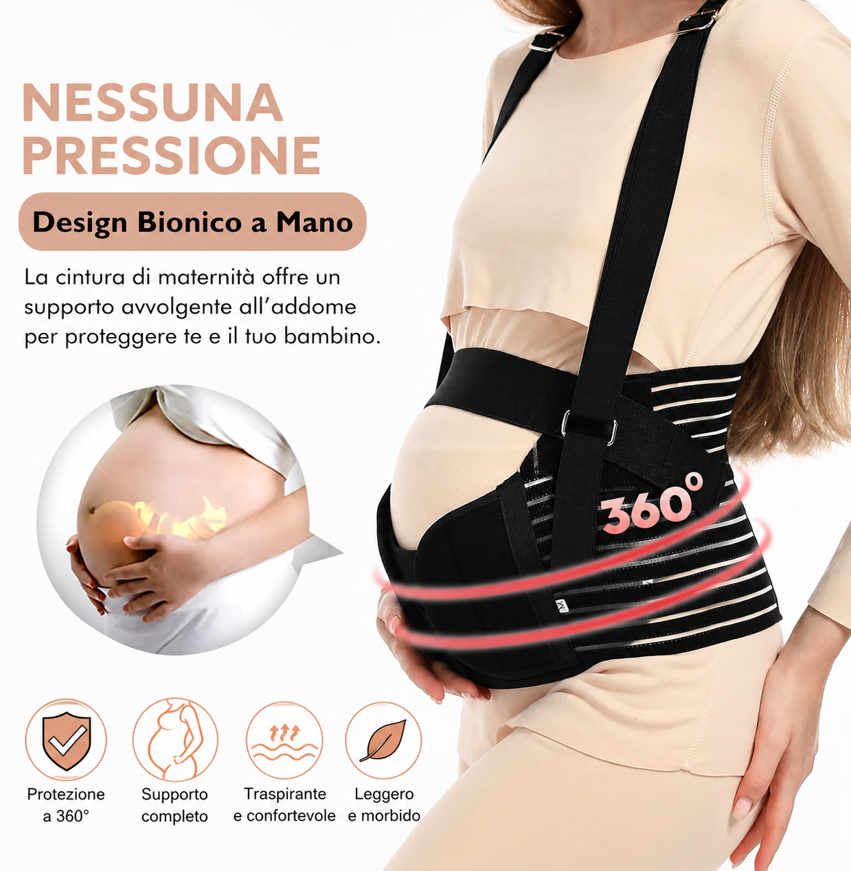 Evolway® Cintura di Supporto per Maternità – Comfort